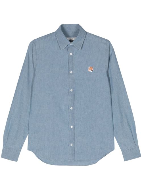 Camicia con logo MAISON KITSUNE' | MM00409WC5006P470